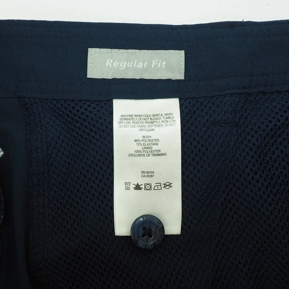 Columbia PFG Fishing Gear Cargo Shorts Mens 30 Navy Blue Outdoor Hiking Camp